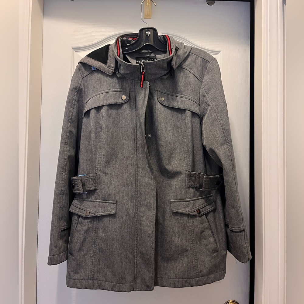 Women's Stylish Gray Trench Coat